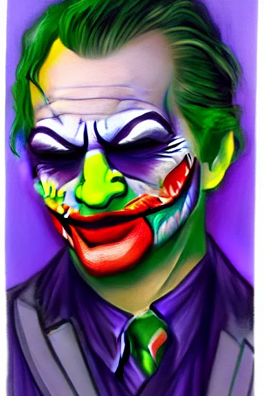 Image similar to portrait of the joker