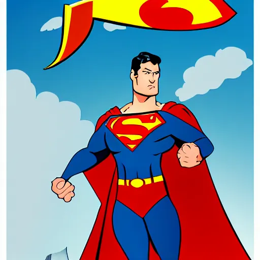 Prompt: a potrait of Superman from another world, This Superman has a very dark and scary color