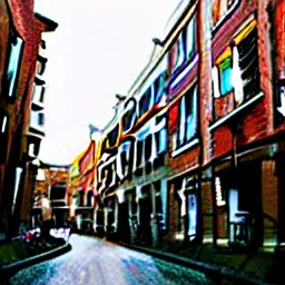 Image similar to a photo of the city streets of the netherlands
