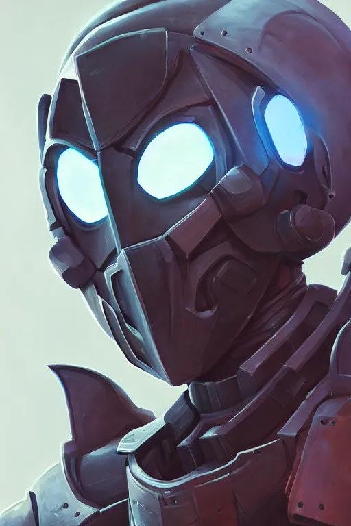 Image similar to epic mask helmet robot ninja portrait stylized as fornite style game design fanart by concept artist gervasio canda, behance hd by jesper ejsing, by rhads, makoto shinkai and lois van baarle, ilya kuvshinov, rossdraws global illumination radiating a glowing aura global illumination ray tracing hdr render in unreal engine 5