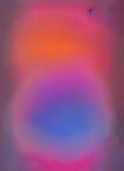 Image similar to a pink and orange poster with the words balance, an ultrafine detailed painting by jules olitski, behance, generative art, irridescent, chromatic, ray tracing