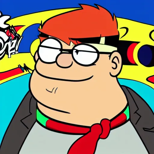 Prompt: peter Griffin in the style of Chris Chan and sonichu