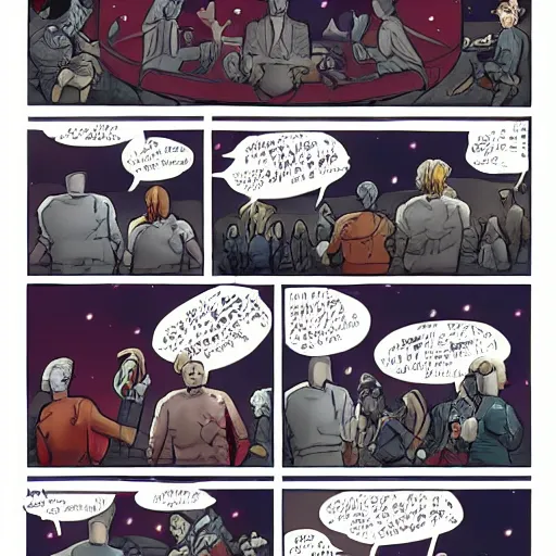 Image similar to multiverse in a bottle, detailed comic style