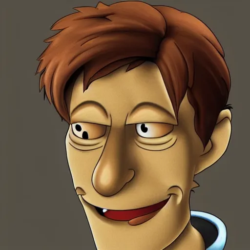 Prompt: fry from futurama as a real person, portrait photograph, hyper realism