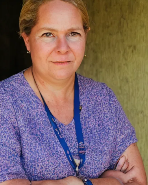 Prompt: a portrait photo of meghan lindgren, administrator in nicaragua, by cecil wolff