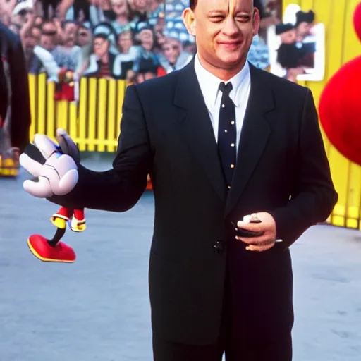 Image similar to Tom hanks as Mickey Mouse