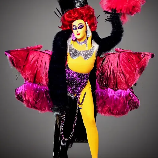 Image similar to drag queen outfit glamorous insect