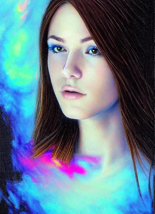 Image similar to Karen Dillan as the rich girl of highschool. ultra detailed painting at 16K resolution and amazingly epic visuals. epically beautiful image. amazing effect, image looks gorgeously crisp as far as it's visual fidelity goes, absolutely outstanding. vivid clarity. ultra. iridescent. mind-breaking. mega-beautiful pencil shadowing. beautiful face. Ultra High Definition. godly shading. amazingly crisp sharpness. photorealistic film cel processed twice.