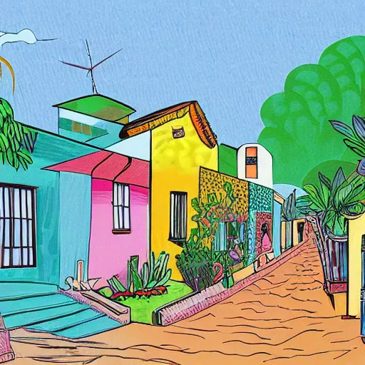 Image similar to colorful illustration of La Pimpa