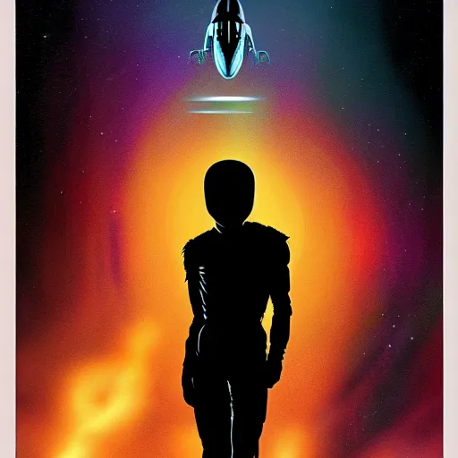 Image similar to alien poster art by kim jung giu