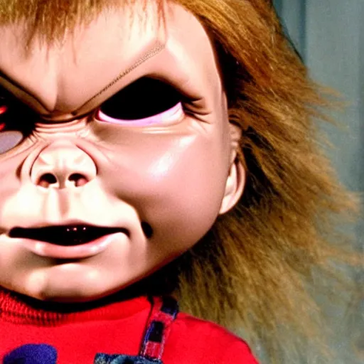 Image similar to Chucky the killer doll on a episode of full house