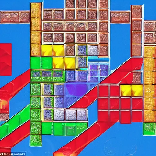 Prompt: Then i found myself in a game of Tetris Pieces landing on top of me I tried to escape, but i couldn't move Boris Johnson was watching me