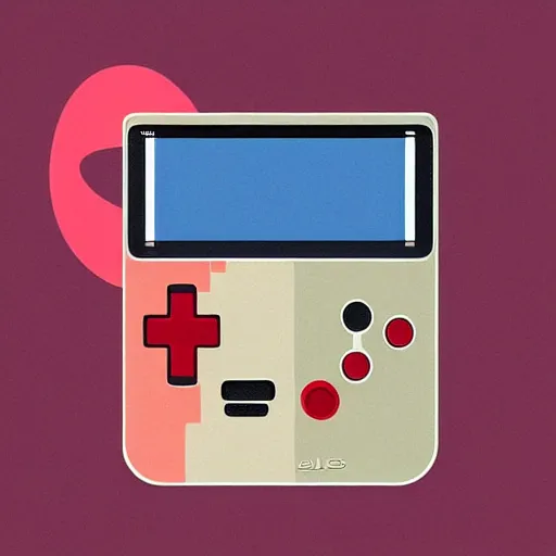 Image similar to face icon stylized minimalist game boy sp, loftis, cory behance hd by jesper ejsing, by rhads, makoto shinkai and lois van baarle, ilya kuvshinov, rossdraws global illumination