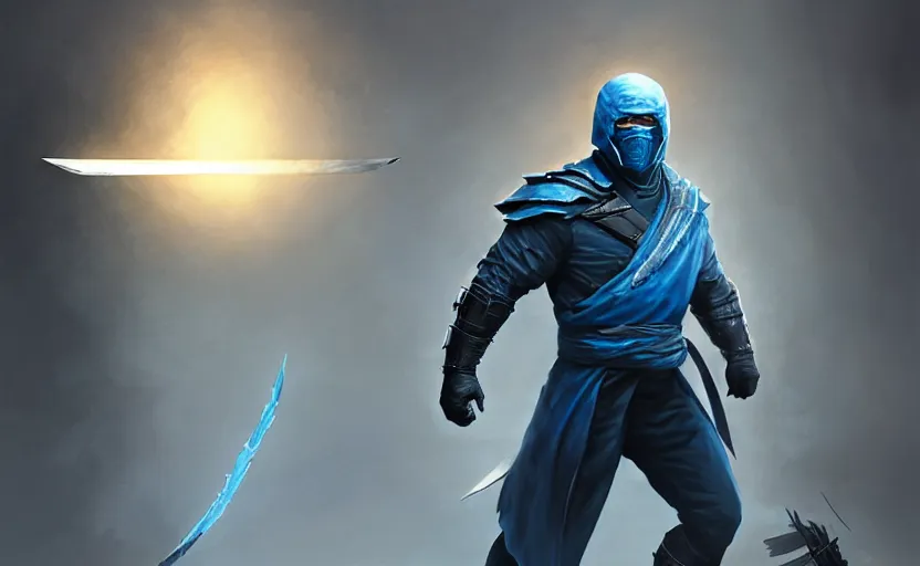 Image similar to joe biden as sub - zero, mortal kombat character, cinematic ninja pose, highly detailed, digital painting, artstation, concept art, smooth, sharp focus, illustration, art by wlop, mars ravelo and greg rutkowski