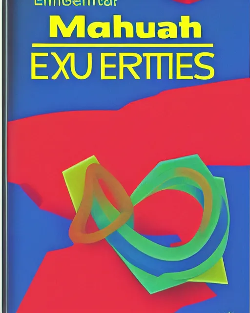 Prompt: Math textbook cover. Differential equations. Third edition