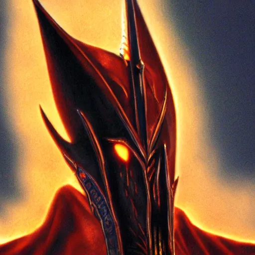 Image similar to close - up of sauron