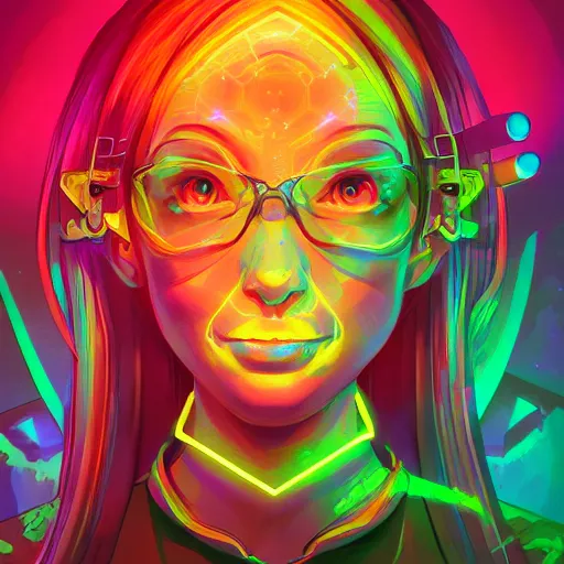 Image similar to skill magic geek inside matrix deepdream radiating a glowing aura stuff loot legends stylized digital illustration video game icon artstation lois van baarle, ilya kuvshinov, rossdraws,