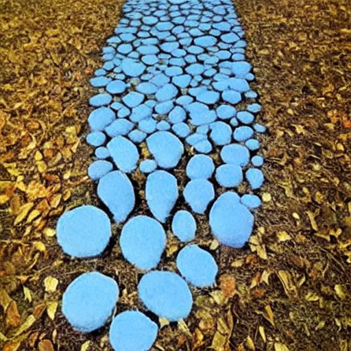 Image similar to Cold to the touch painted by andy goldsworthy