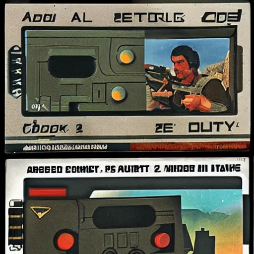 Image similar to Atari 2600 version of Call of Duty