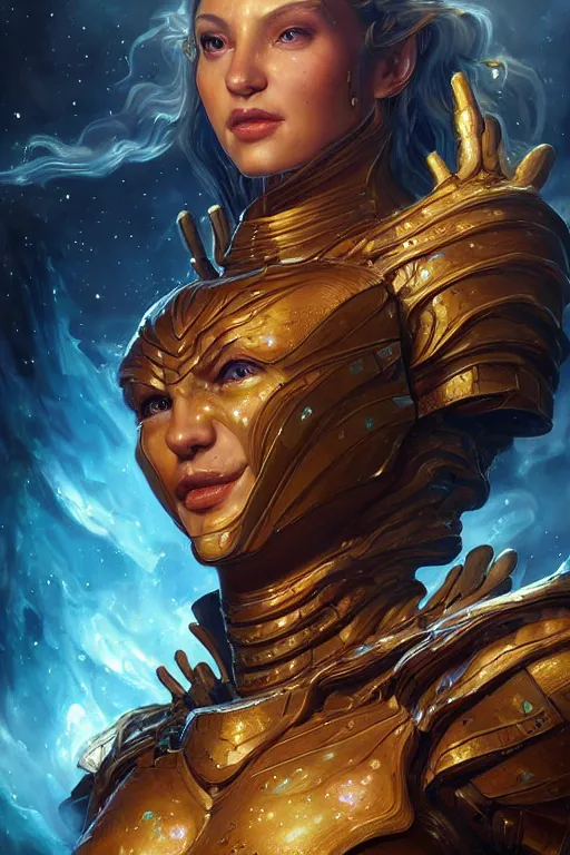 Prompt: beautiful oil painting with high detail of a wise space ent ( ( ( sobbing ) ) ) made of stars and plasma, hybrid from dungeons and dragons and art direction by james cameron ; by artgerm ; wayne reynolds art station ; cinematic quality character render ; low angle ; ultra high quality model ; production quality cinema model ; by rafael grassetti