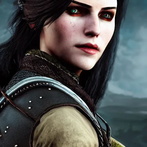 Prompt: witcher 3 yennifer, 8k, realistic, hd, detailed, high definition