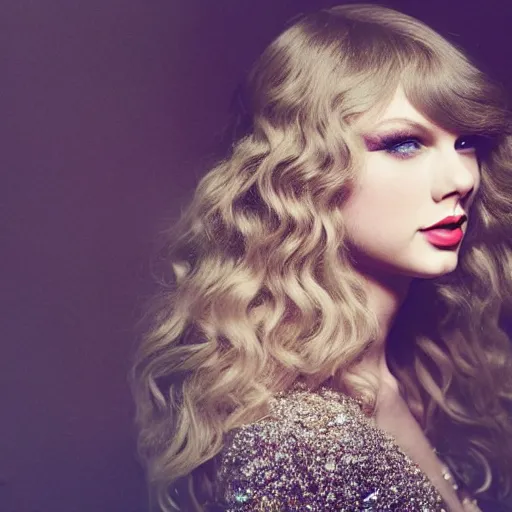 Image similar to romantic portrait of taylor swift by alexander mcqueen