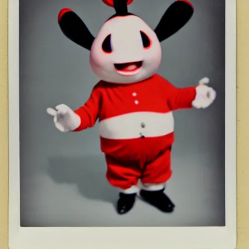 Image similar to 1 9 5 0 s polaroid picture of mr mime