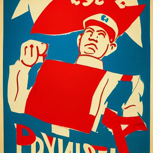 Prompt: one uncooked potato as soviet union communist propaganda poster