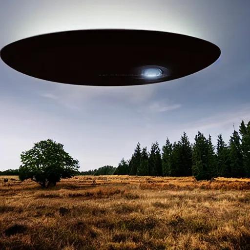 Prompt: huge mysterious ufo ignoring the laws of physics over a natural scene. entries in the 2 0 2 0 sony world photography awards.