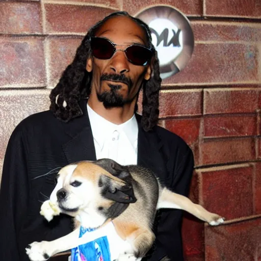 Image similar to Snoop Dogg as a dog,