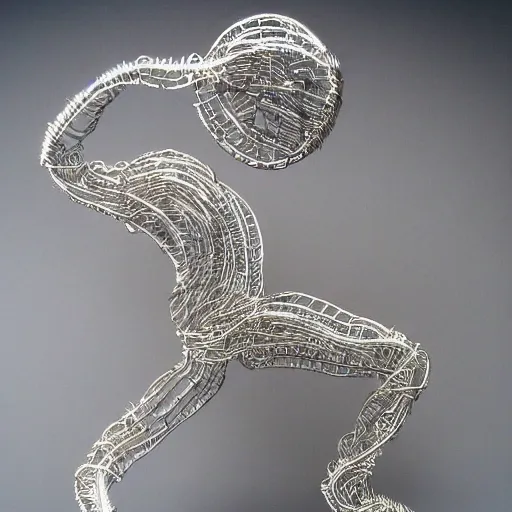 Characters out of wire – Metal Wire Art