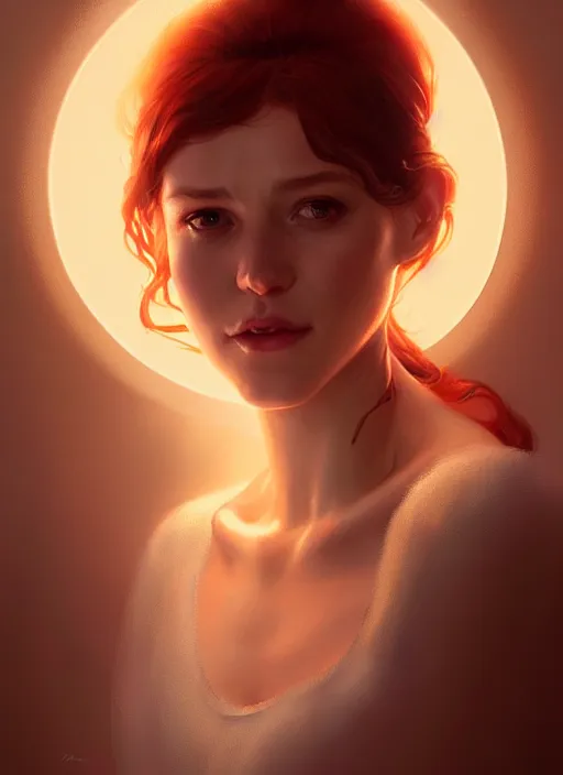 Image similar to portrait of mary jane watson, intricate, elegant, glowing lights, highly detailed, digital painting, artstation, concept art, smooth, sharp focus, illustration, art by wlop, mars ravelo and greg rutkowski