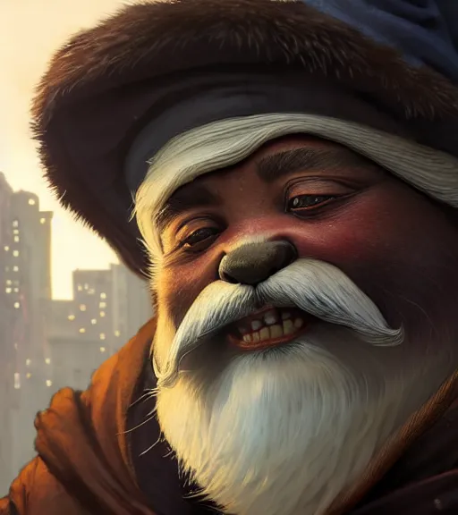 Prompt: Highly detailed portrait of homeless Master shifu, in GTA V, Stephen Bliss, unreal engine, fantasy art by Greg Rutkowski, Loish, Rhads, ferdinand knab, Makoto Shinkai and Lois van baarle, ilya kuvshinov, rossdraws, Tom Bagshaw, global illumination, radiant light, detailed and intricate environment