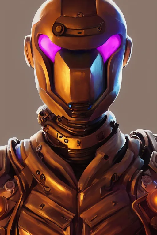 Image similar to epic mask helmet robot ninja portrait stylized as fornite style game design fanart by concept artist gervasio canda, behance hd by jesper ejsing, by rhads, makoto shinkai and lois van baarle, ilya kuvshinov, rossdraws global illumination radiating a glowing aura global illumination ray tracing hdr render in unreal engine 5