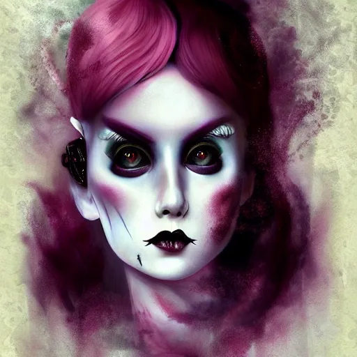 Image similar to a painting in the style of natalie shau.