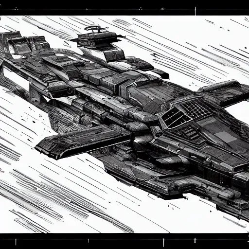 full page scan of a sci-fi hellicarrier, stealth | Stable Diffusion ...