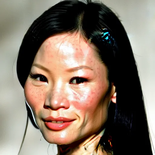Prompt: young lucy liu