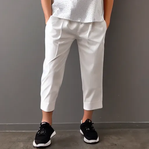 Image similar to short nylon pants with White dots