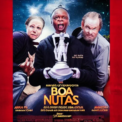 Image similar to award winning movie poster for new movie, bofa deez nuts