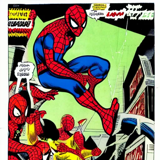 Image similar to spider - man by steve ditko