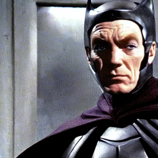 Image similar to magneto in a still from the tv show'batman'( 1 9 6 6 )