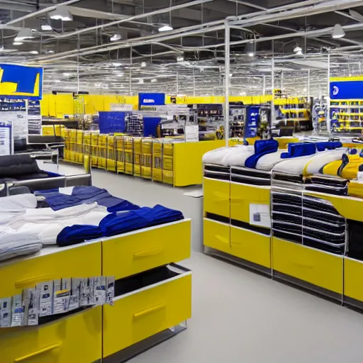 Image similar to an endless ikea store