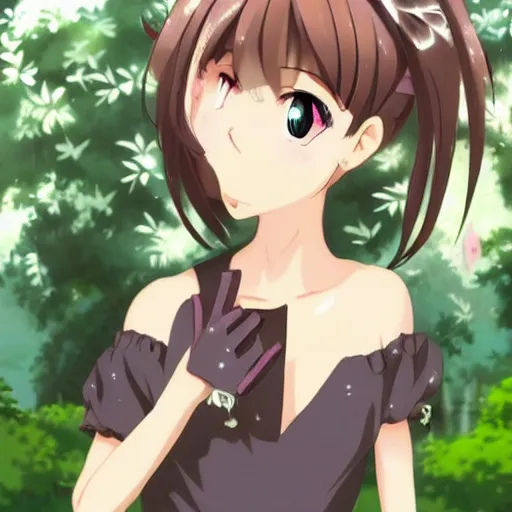 Prompt: beautiful pretty pure kawaii cute lovely innocent elegant hot nice sweet girly feminine anime girl