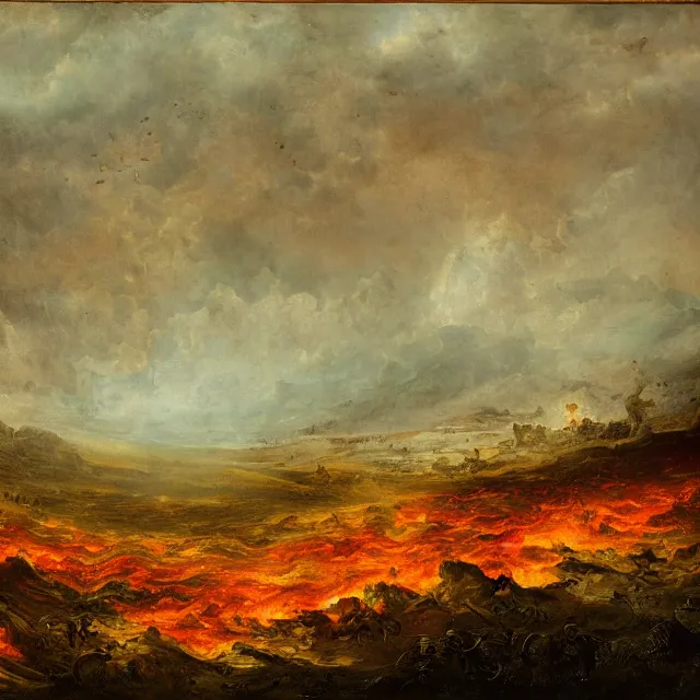 Image similar to hell, landscape