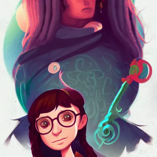 Image similar to rastafari harry potter stylized digital illustration video game icon artstation lois van baarle, ilya kuvshinov, rossdraws