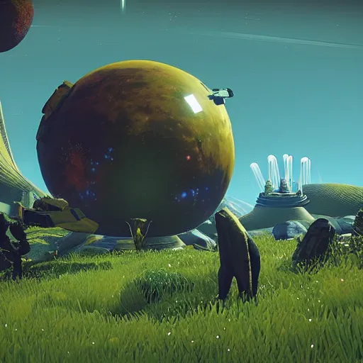 Prompt: the model of a procedurally generated creature in no man's sky ( ps 4 2 0 1 6 )