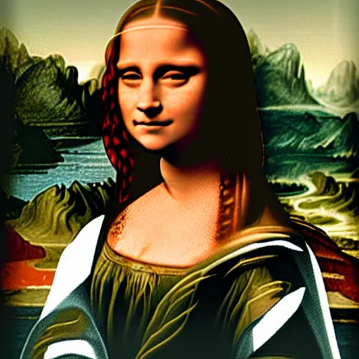 Image similar to emma watson as mona lisa