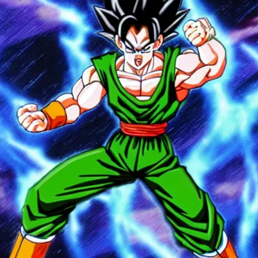 Image similar to gohan in dragon ball raging blast 2