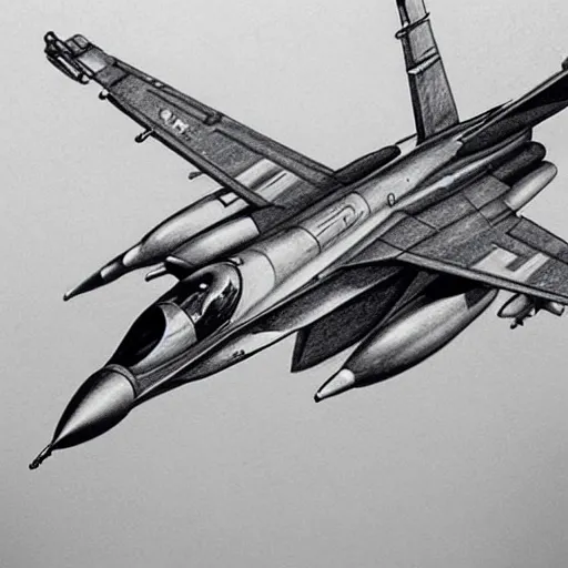 Fighter plane drawing Black and White Stock Photos & Images - Alamy