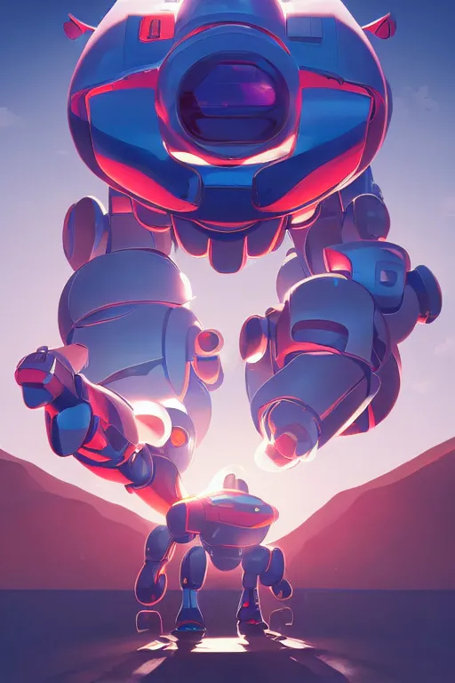 Image similar to metabots medabots medarotto medarot robot minimalist comics, behance hd by jesper ejsing, by rhads, makoto shinkai and lois van baarle, ilya kuvshinov, rossdraws global illumination ray tracing hdr radiating a glowing aura